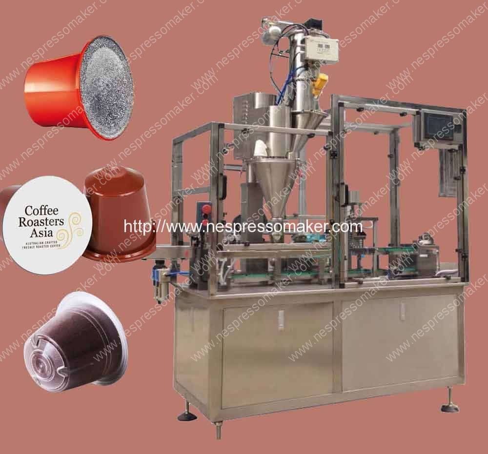 HRML-1 High Speed Nespresso Coffee Capsules Filling Sealing Machine